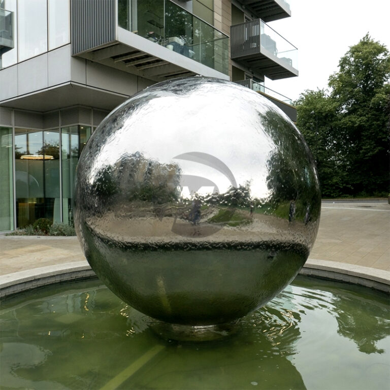 316L Large Metal Sphere Stainless Steel Sphere Water Feature Sphere