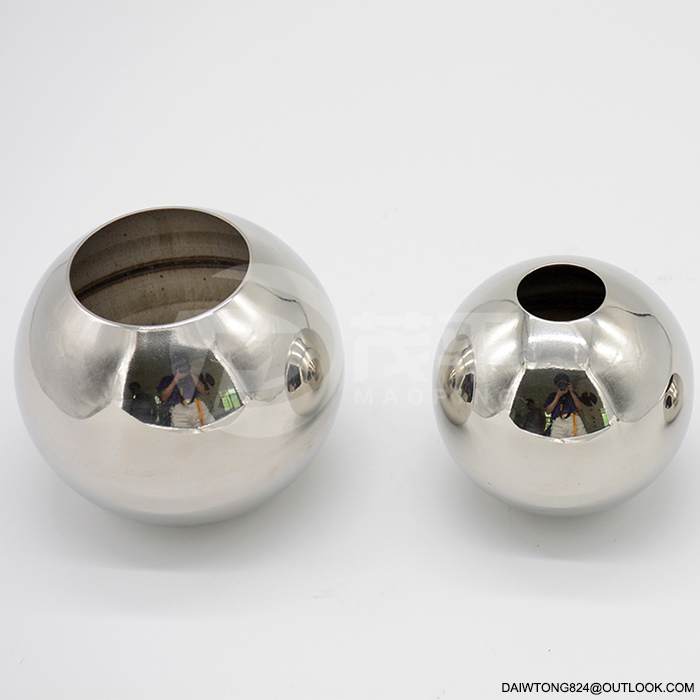 Hollow metal 2024 balls hemispheres