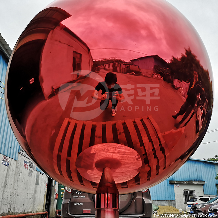 900mm Red stainless steel ball