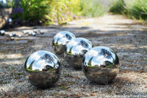 100mm 150mm 300mm garden decoration metal mirror observation ball gaze ball