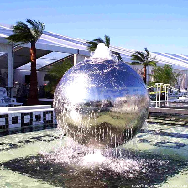 Garden Decoration Large Stainless Steel Sphere water features
