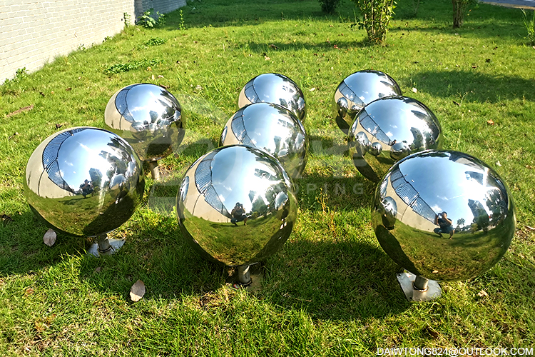 gazing balls garden stainless steel mirror sphere