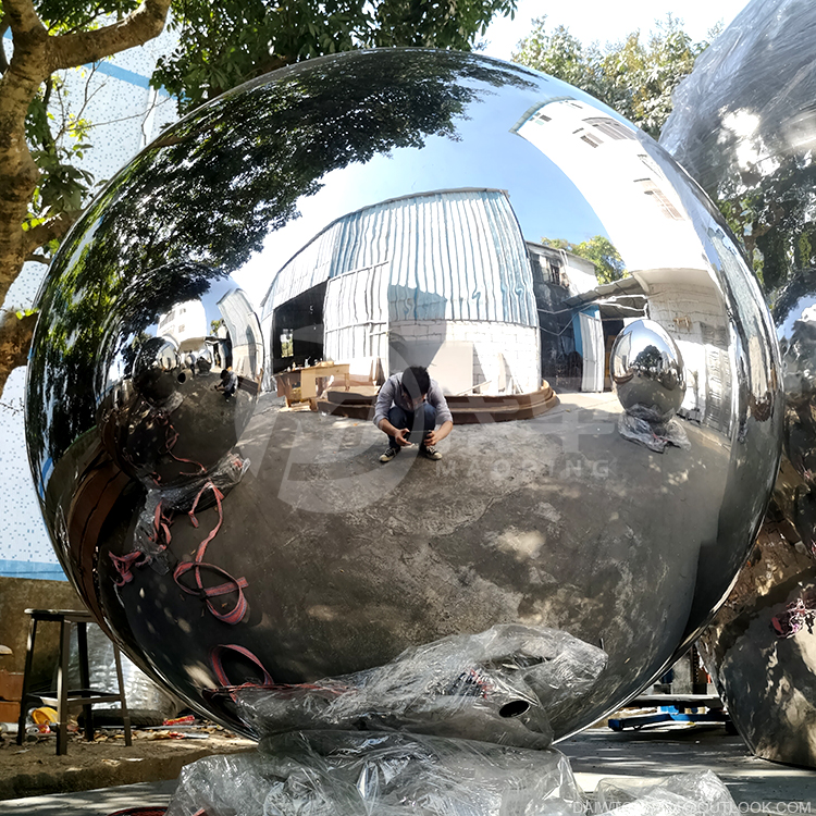 large metal ball