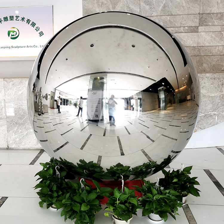 1300mm Large 8K Mirror Stainless Steel Gazing Ball Sphere 
