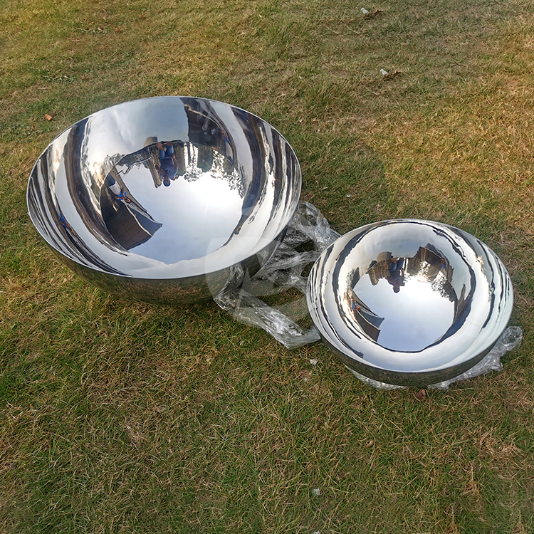 300mm 500mm Stainless steel Double sided polished hemisphere
