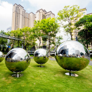 100cm 130cm 160cm large steel Garden sphere metal ball