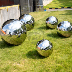 Custom Stainless Steel Spheres With rings Mirror Finish Ball