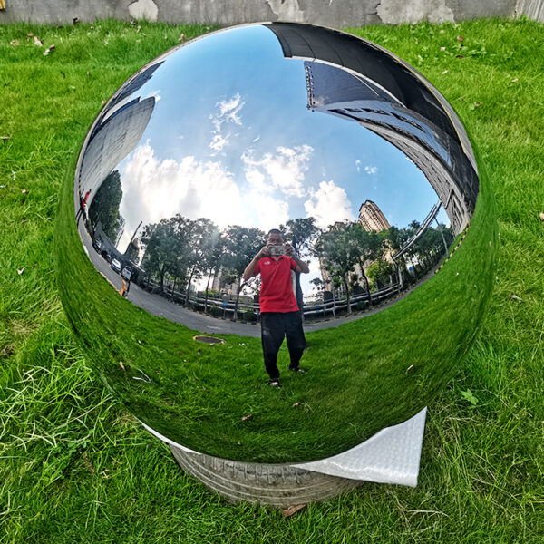 900mm stainless steel mirror sphere
