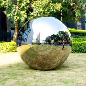 316 stainless steel 2200mm polished mirror hollow metal sphere