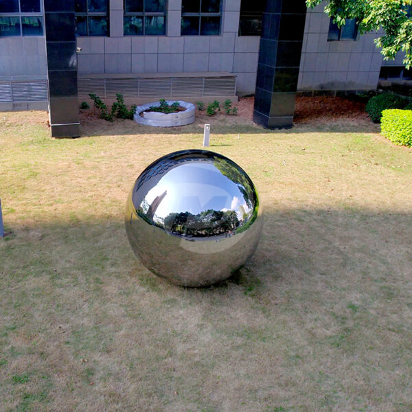 316 stainless steel 2200mm polished mirror hollow metal sphere