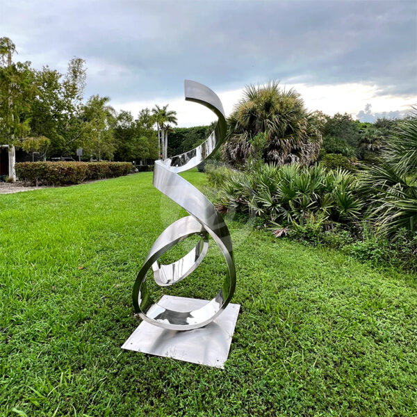 Large Sculpture, High Polished Stainless Steel sculpture , Metal art, metal sculpture, outdoor sculpture