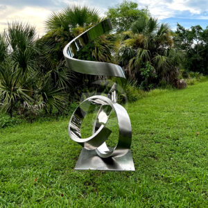 Large Sculpture, High Polished Stainless Steel sculpture , Metal art, metal sculpture, outdoor sculpture