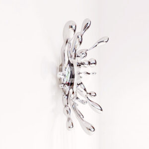 spray splash Mirror stainless steel sculpture