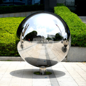 1800mm Garden Large Stainless Steel Mirror Polished Hollow Sphere