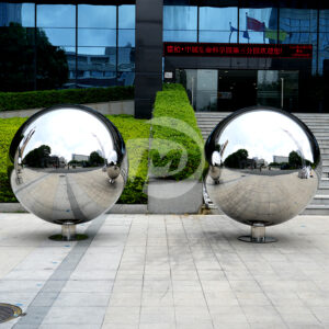 1800mm Garden Large Stainless Steel Mirror Polished Hollow Sphere
