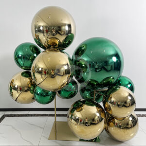 Stainless steel electroplated color sphere Christmas Holiday Decoration